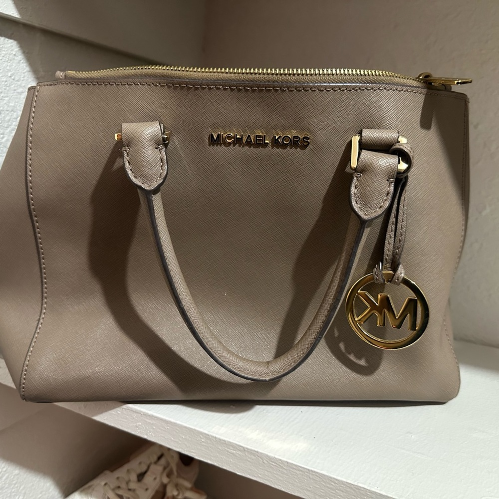 Michael Kors Sutton patent leather handbag